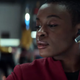 Celia Rose Gooding as Cadet Nyota Uhura, a younger version of the classic Star Trek character.